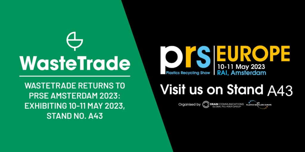 WasteTrade Exhibiting at PRSE Amsterdam 2023