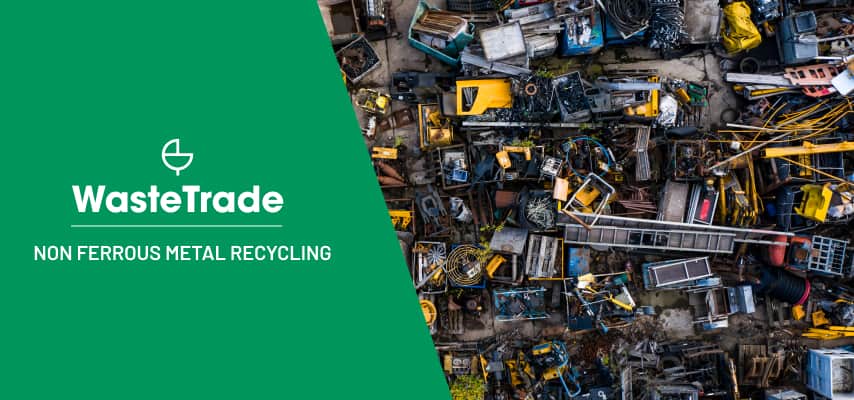 Non ferrous metal waste for recycling on WasteTrade platform