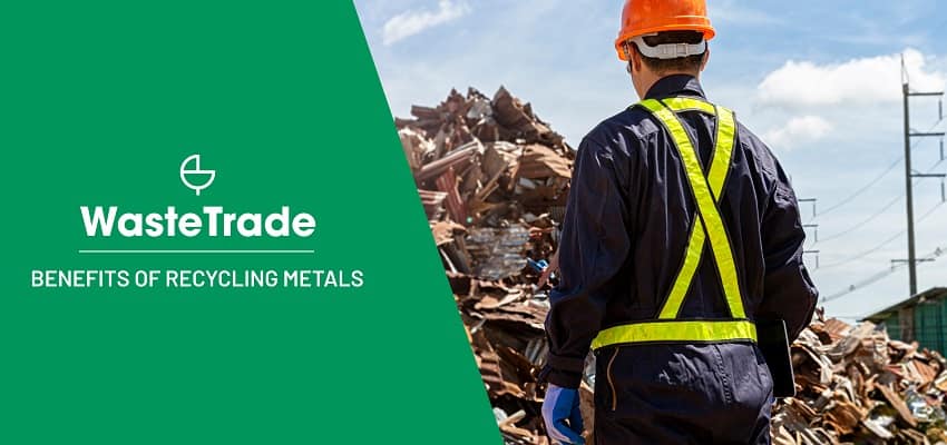 Výhody recyklace kovů prostřednictvím platformy WasteTrade